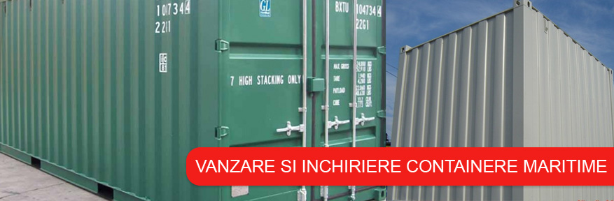 Containere maritime - vanzare si inchiriere containere metalice